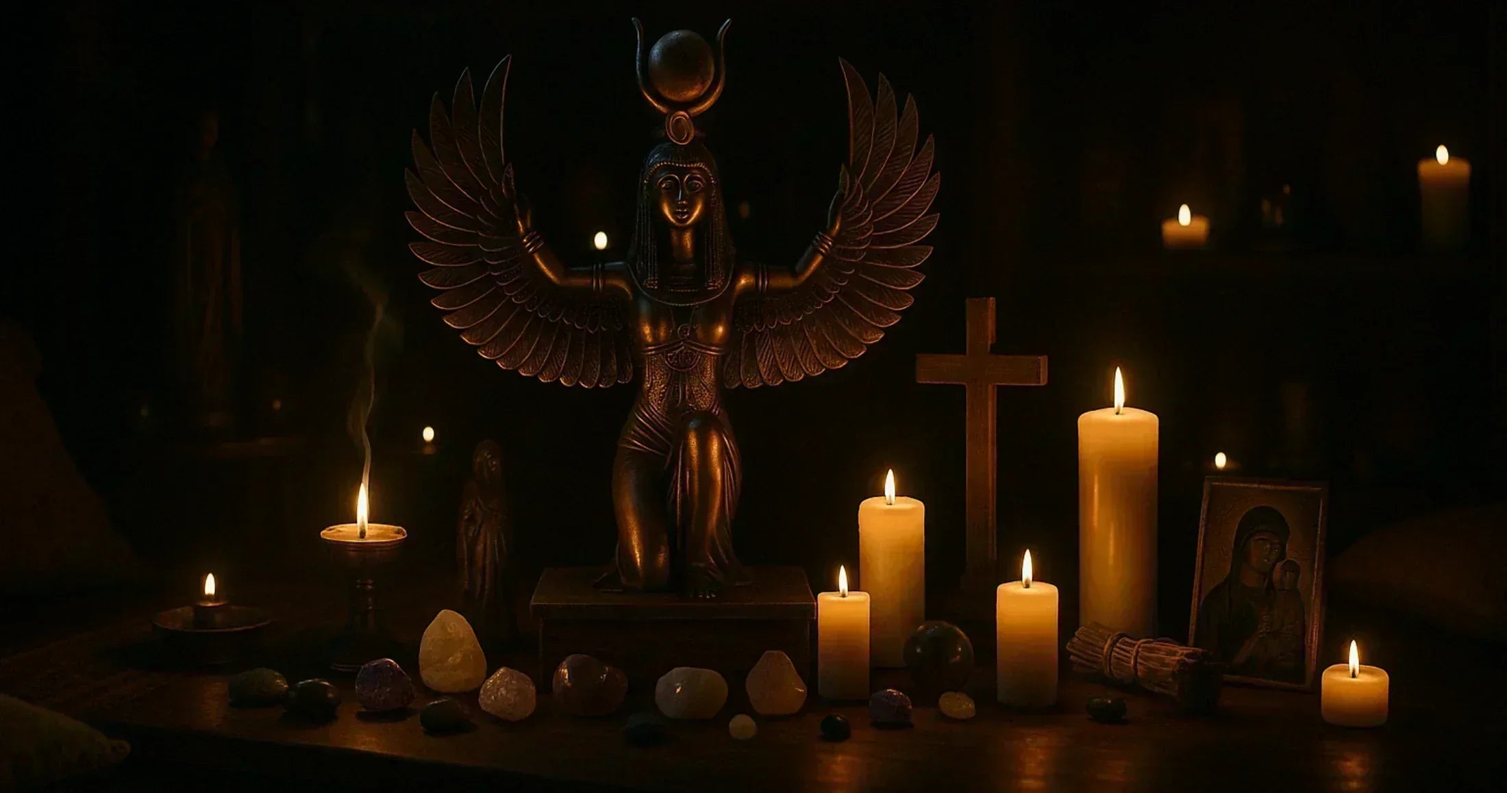 Créer un espace sacré chez soi grâce aux cristaux