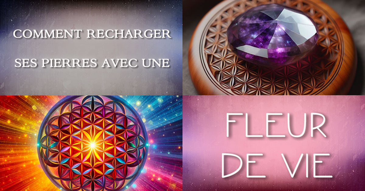 Comment recharger ses pierres avec une fleur de vie ?