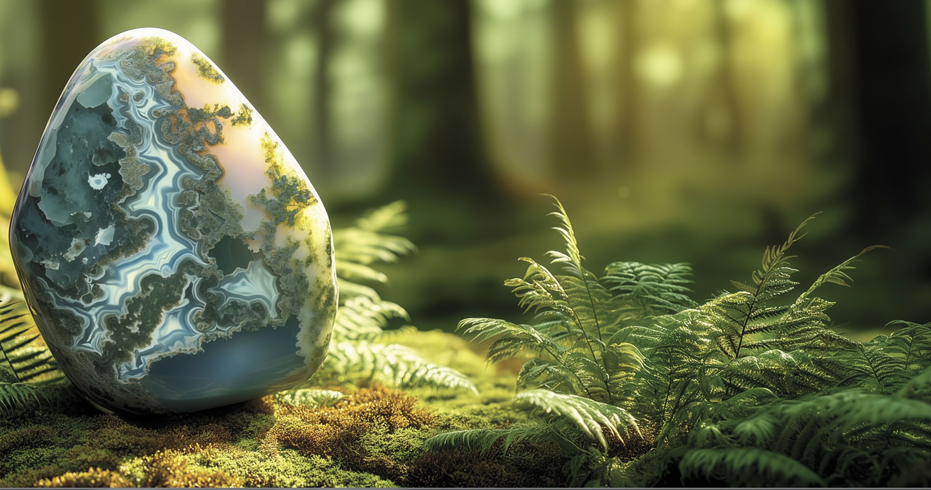 Agate Mousse : Propriétés, Vertus et Bienfaits