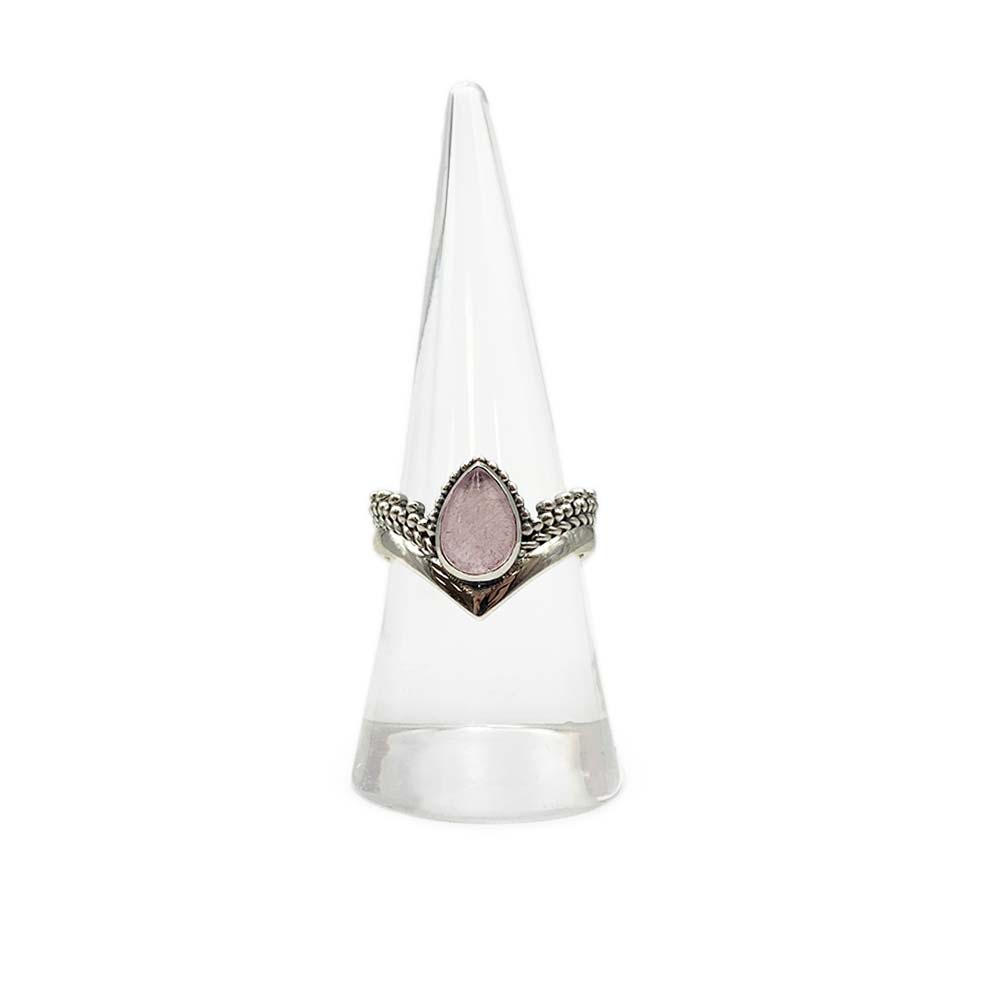 Bague Diadème Argent et Pierre Naturelle