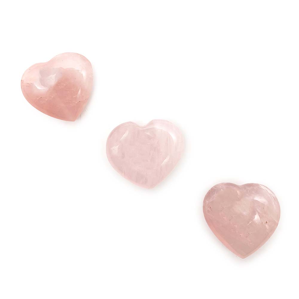 Coeur en Quartz Rose