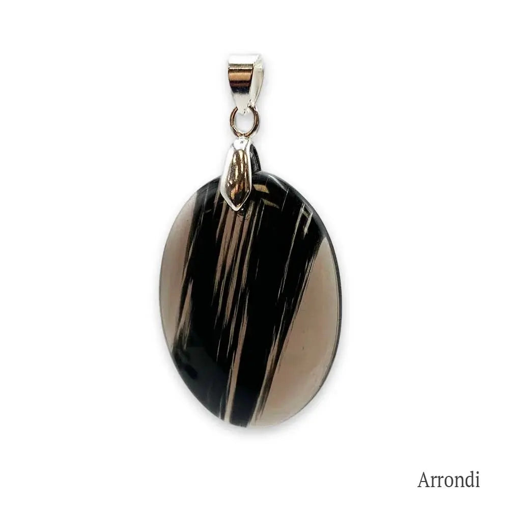 Pendentif Obsidienne Larme d'Apache