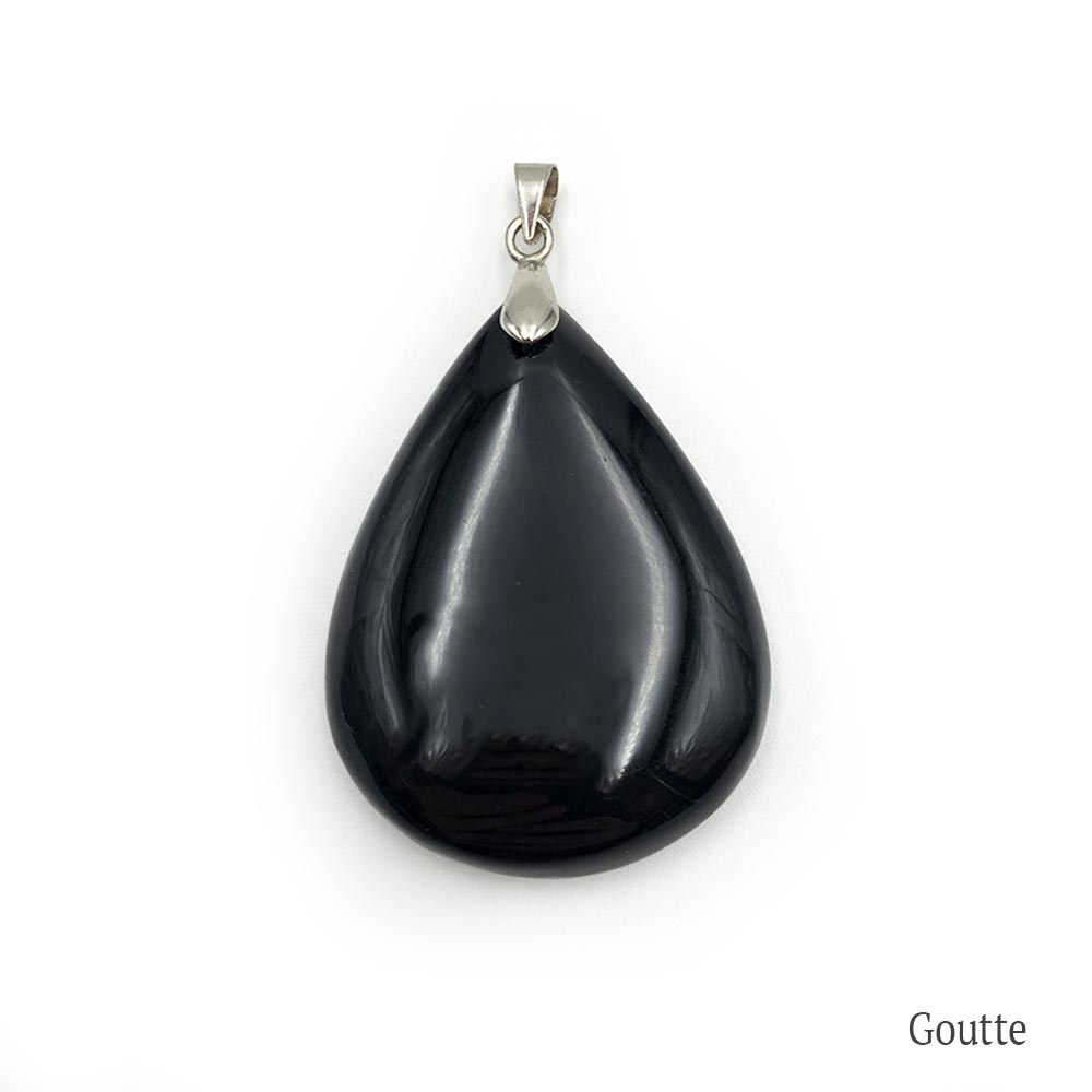 Pendentif Obsidienne Noire