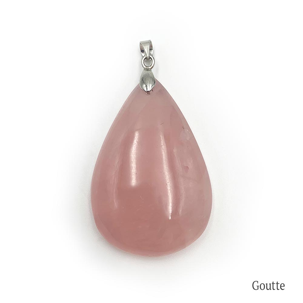 Pendentif Quartz rose