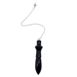 Pendule de Thot en Obsidienne Noire