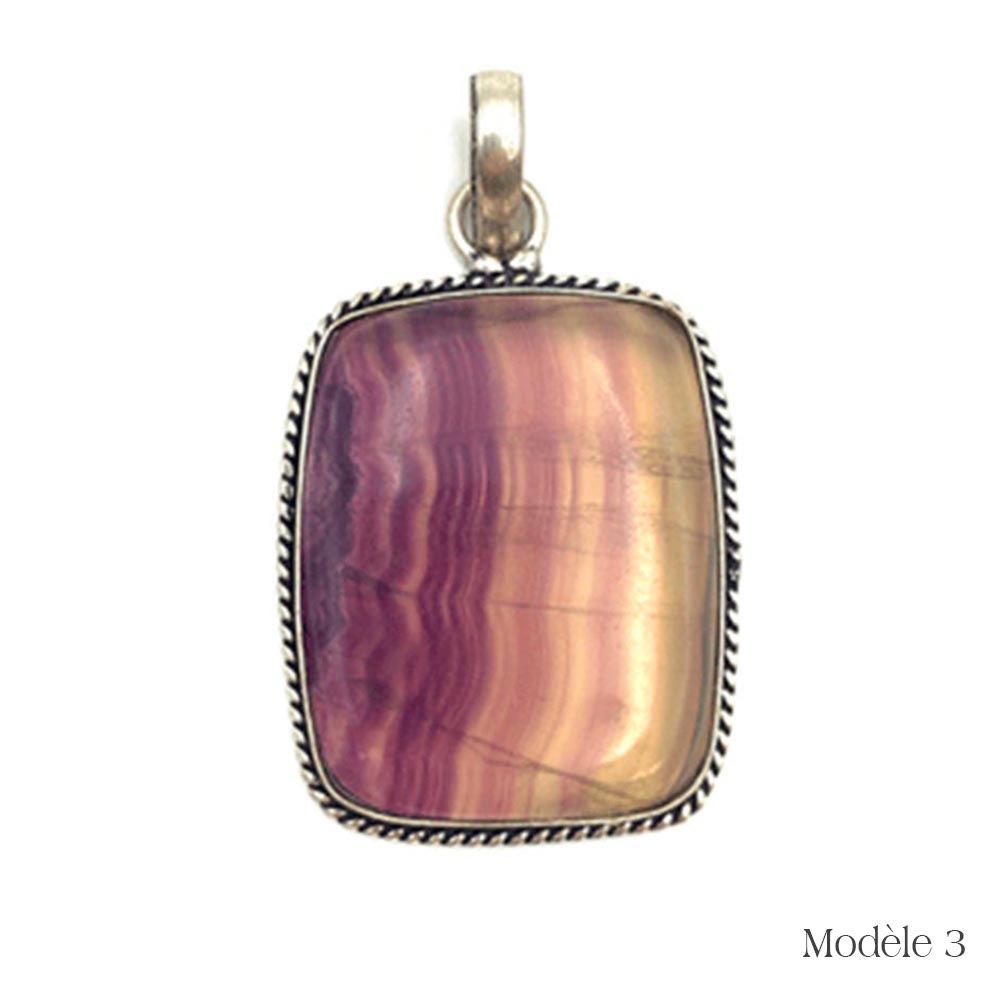 Pendentifs fluorite – Clarté mentale et concentration