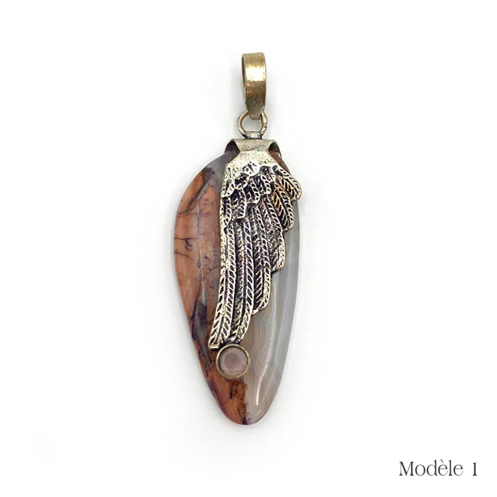 Pendentif Agate – Beauté Naturelle et Apaisement