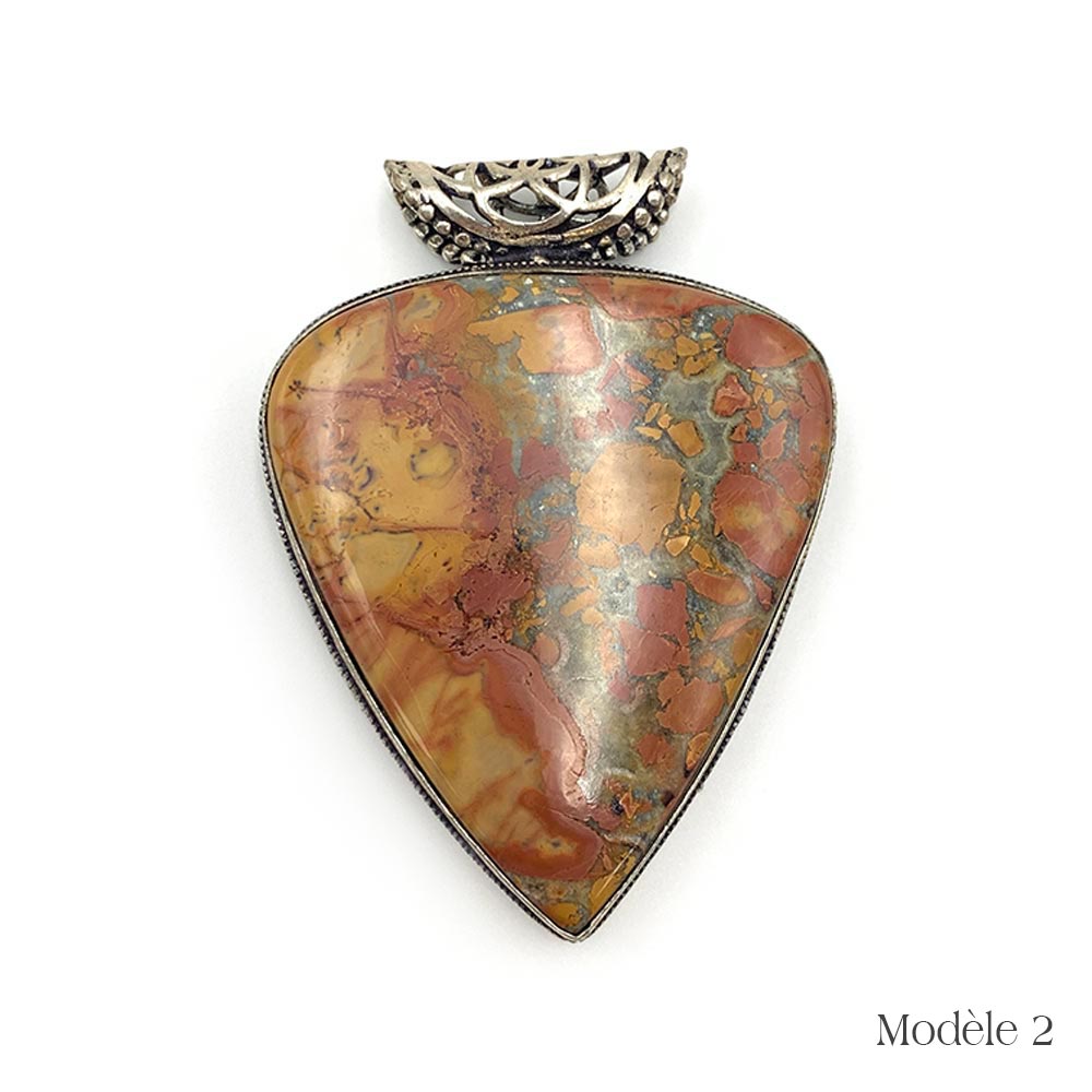 Pendentif Jaspe – Harmonie et Stabilité