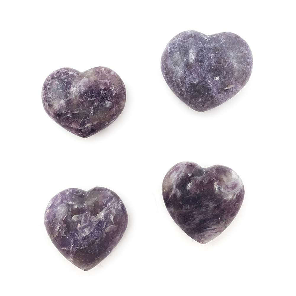 Coeur en Lépidolite