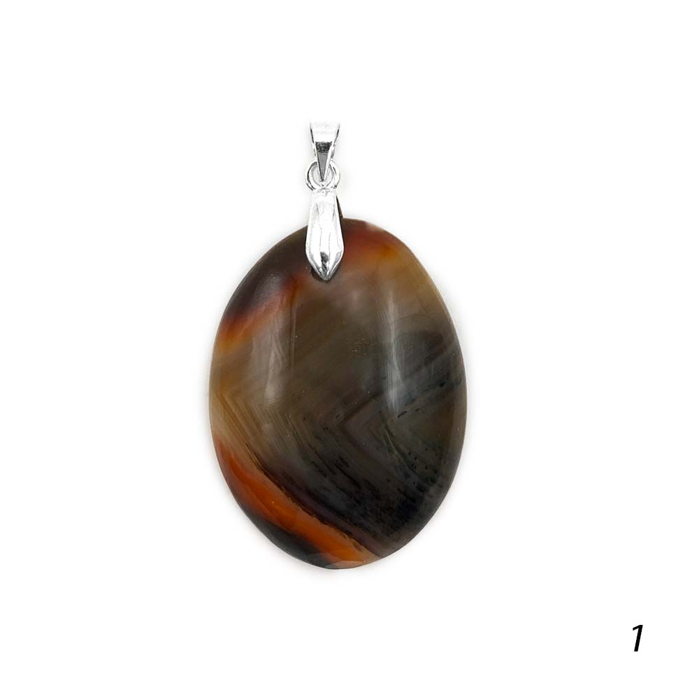 Pendentif Agate du Botswana