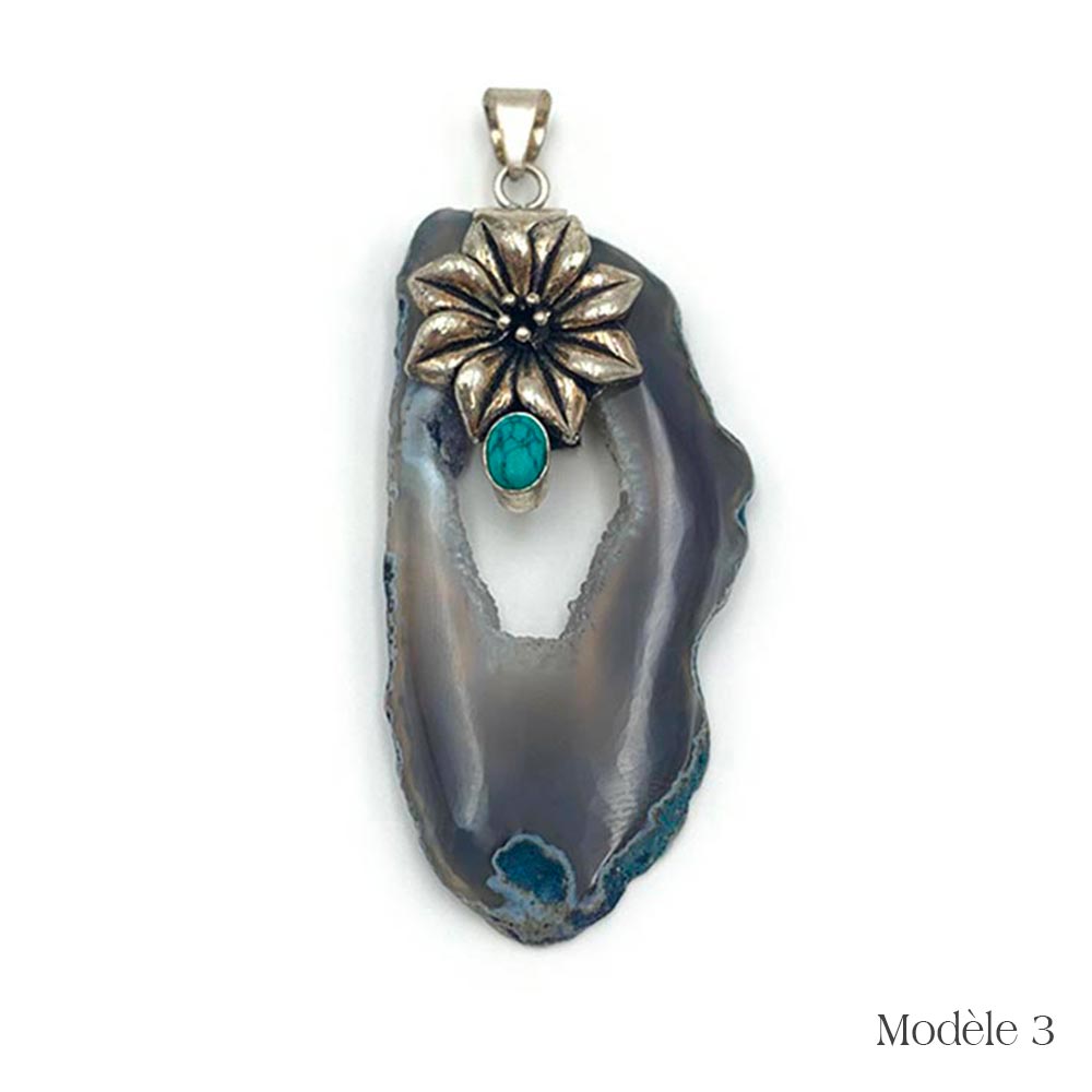 Pendentif Agate – Beauté Naturelle et Apaisement