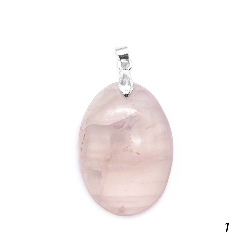 Pendentif Quartz rose