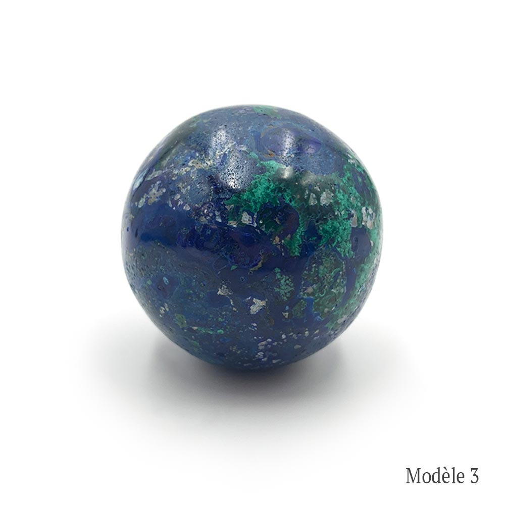 Œuf en Azurite-Malachite
