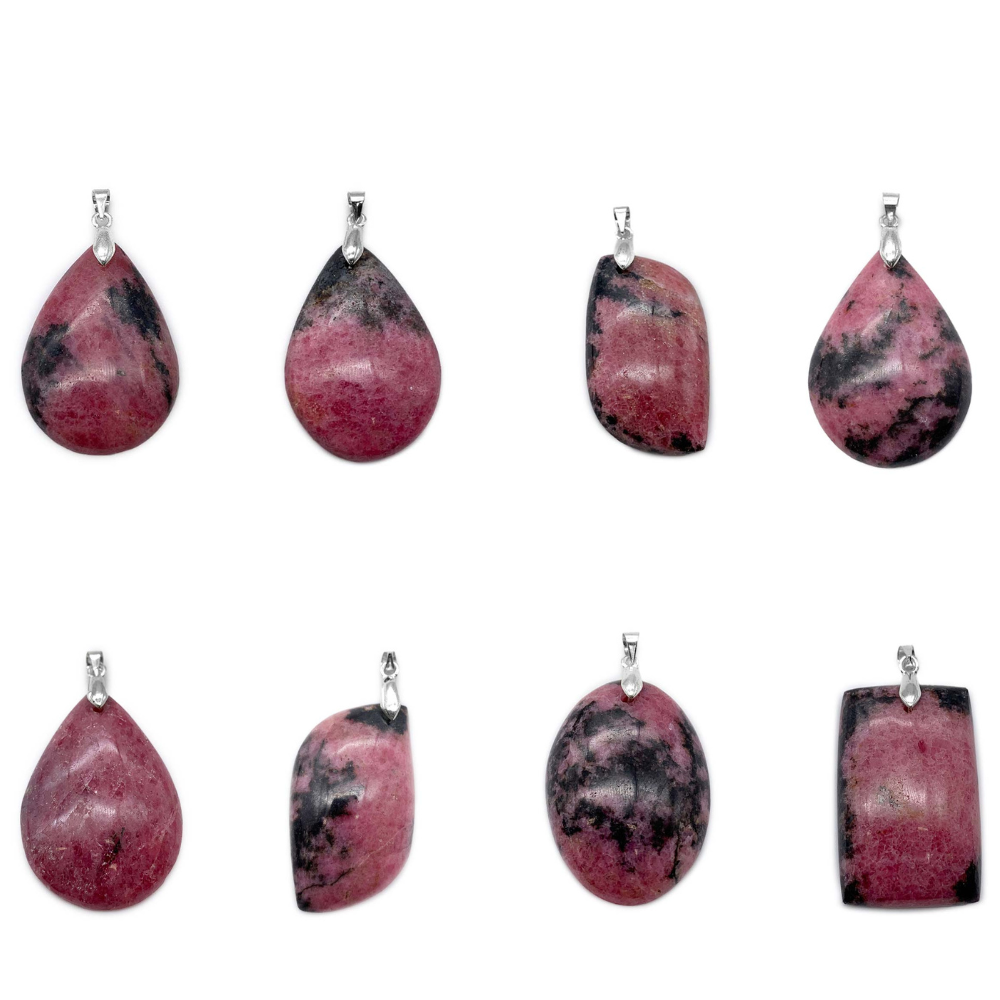 Pendentif Rhodonite