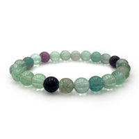 Bracelet Fluorite Multicolore Petite Taille - Enfant