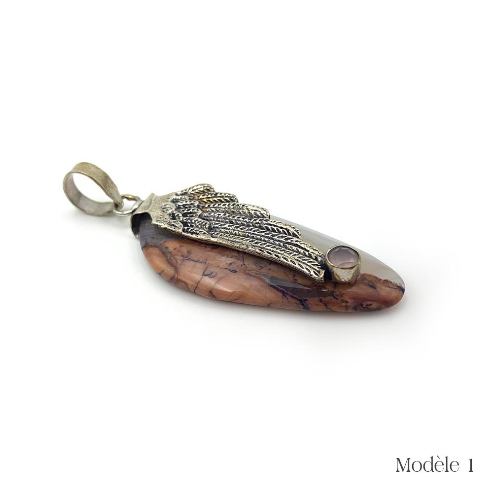 Pendentif Agate – Beauté Naturelle et Apaisement