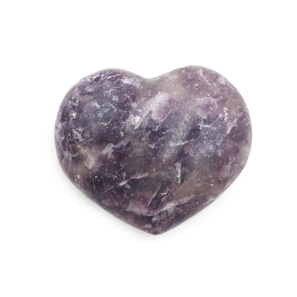 Coeur en Lépidolite