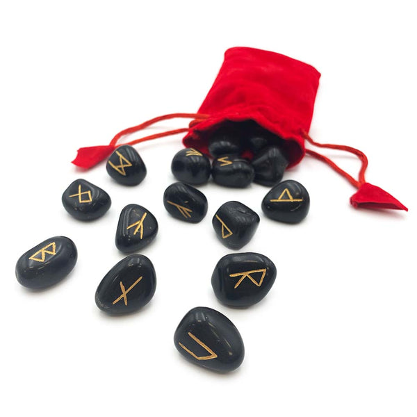 Set de Runes en Onyx Noir