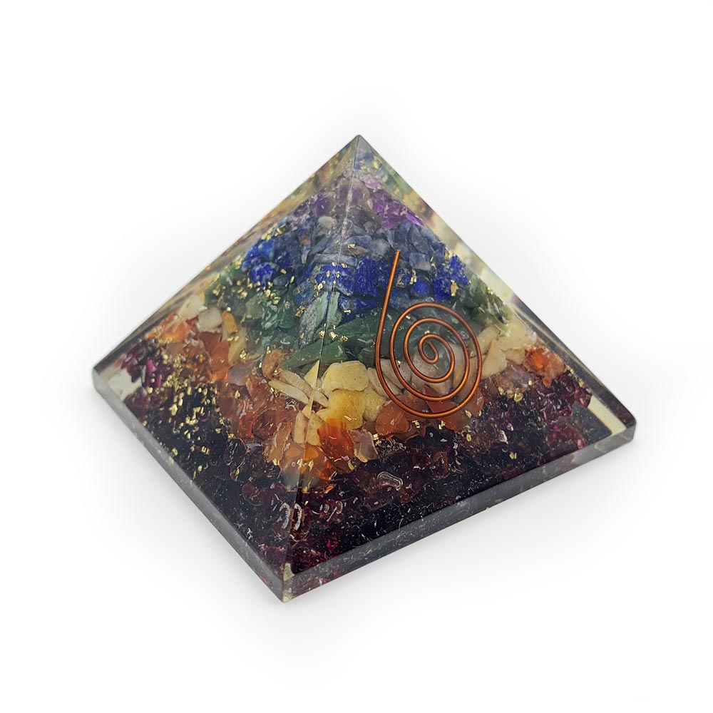 Pyramide Orgonite - 7 Chakras