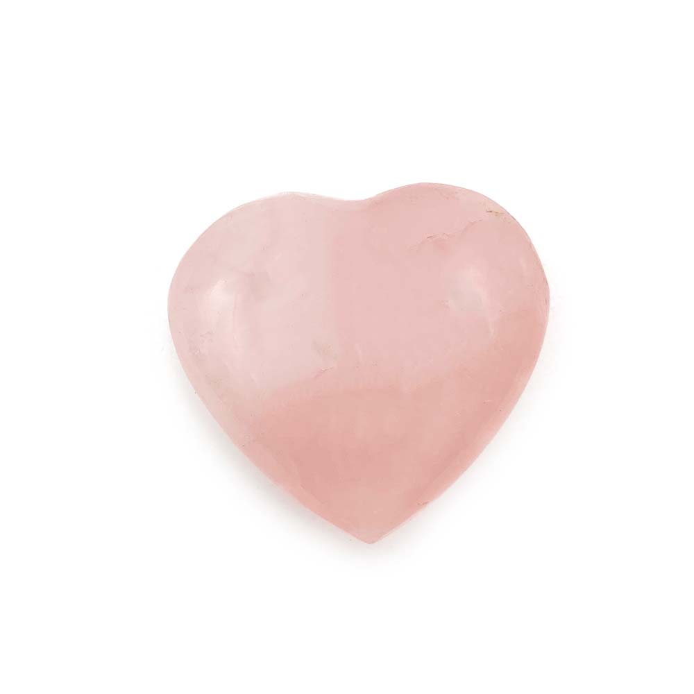 Coeur en Quartz Rose