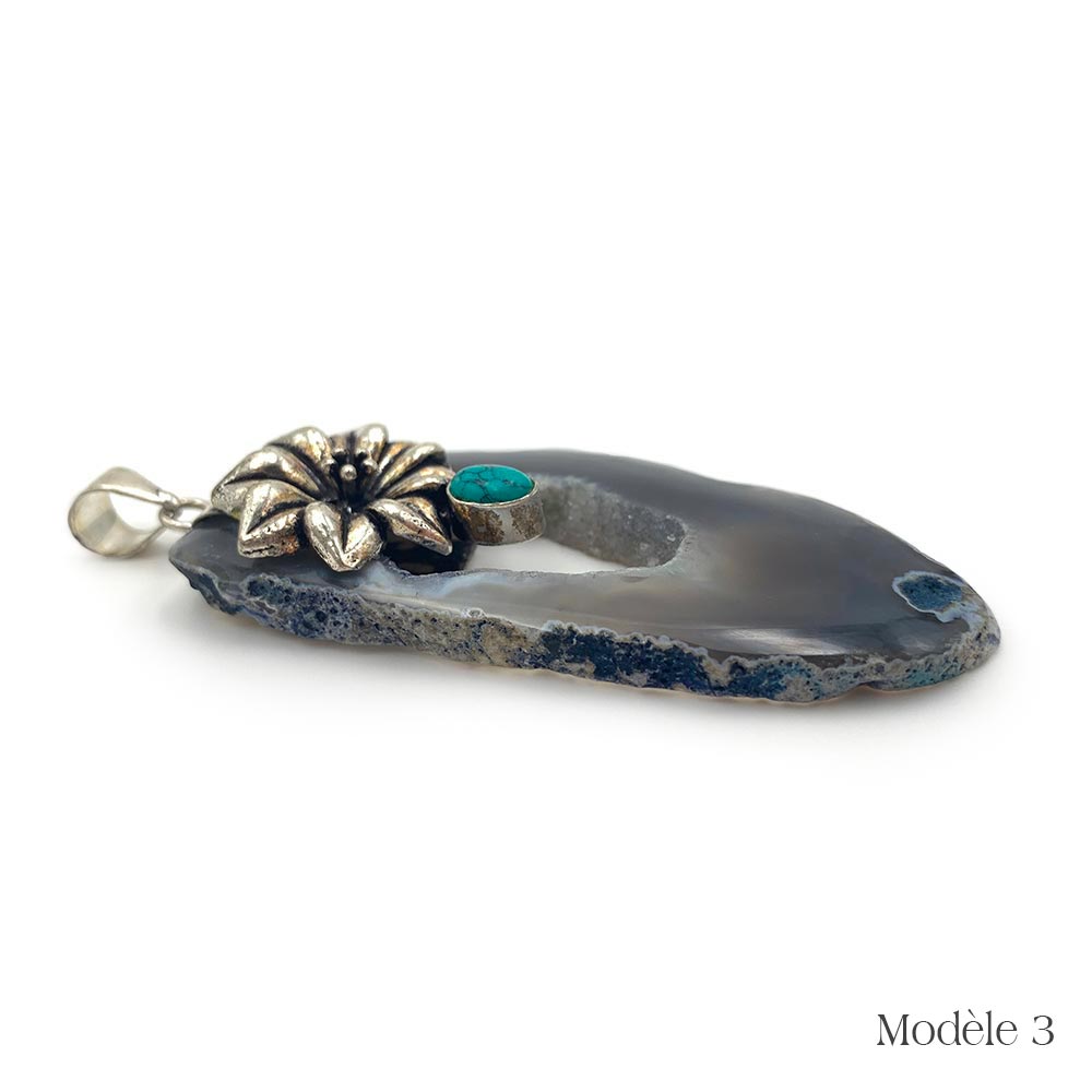 Pendentif Agate – Beauté Naturelle et Apaisement