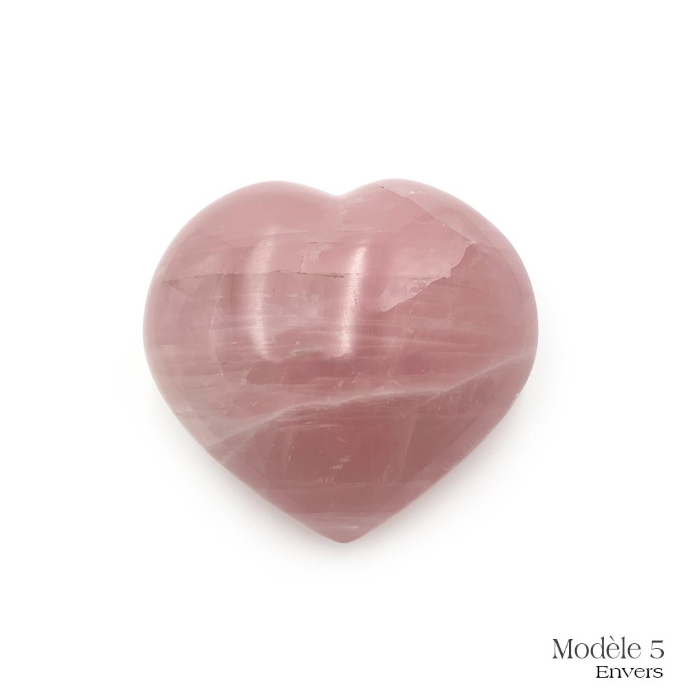 Coeur en Quartz Rose