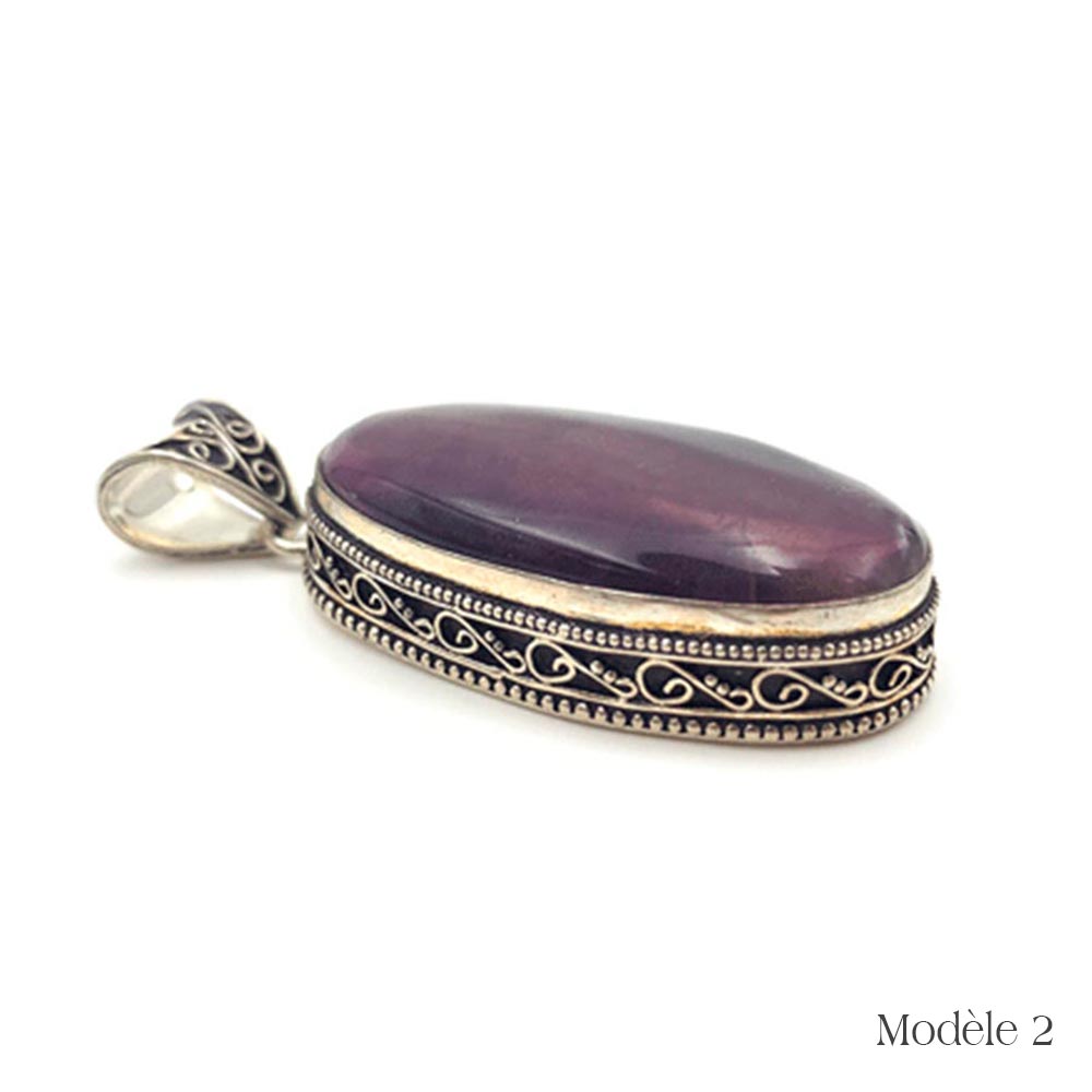 Pendentifs fluorite – Clarté mentale et concentration