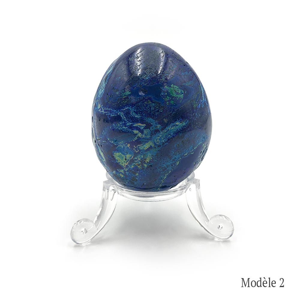 Œuf en Azurite-Malachite