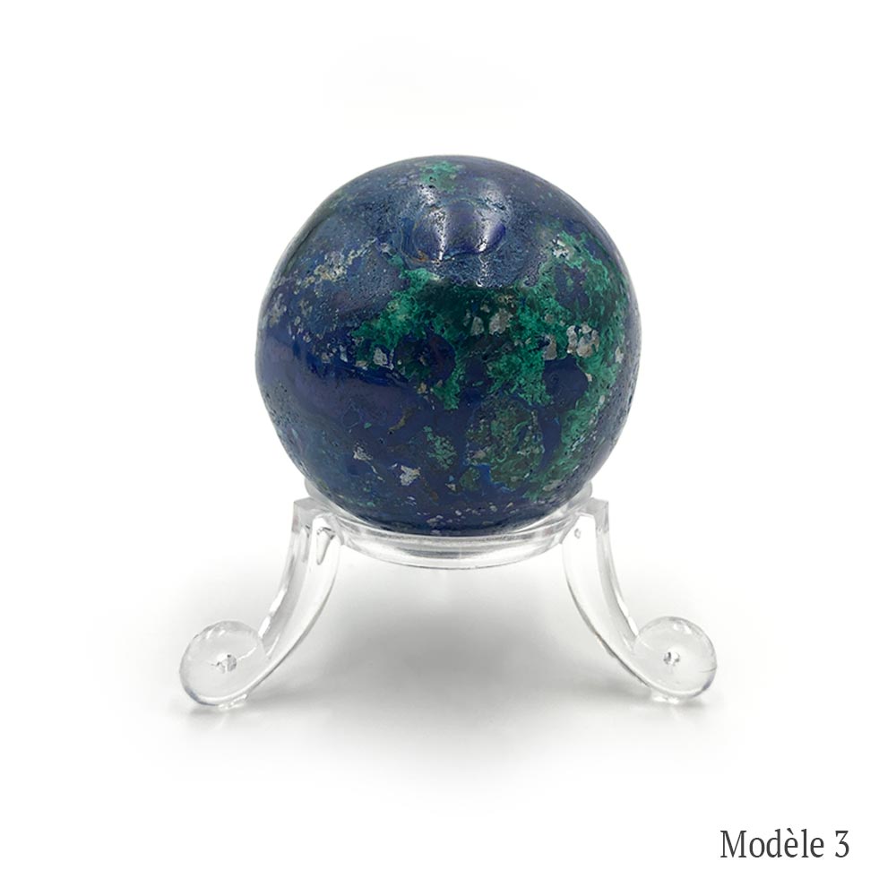 Œuf en Azurite-Malachite