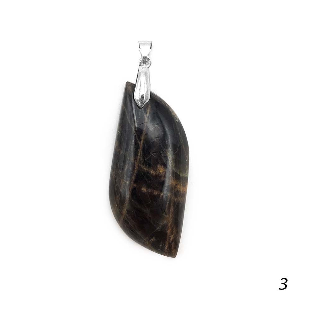 Pendentif Pierre de Lune Noire