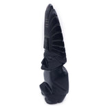 Sculpture Totem Aztèque - Obsidienne Dorée - 16 cm