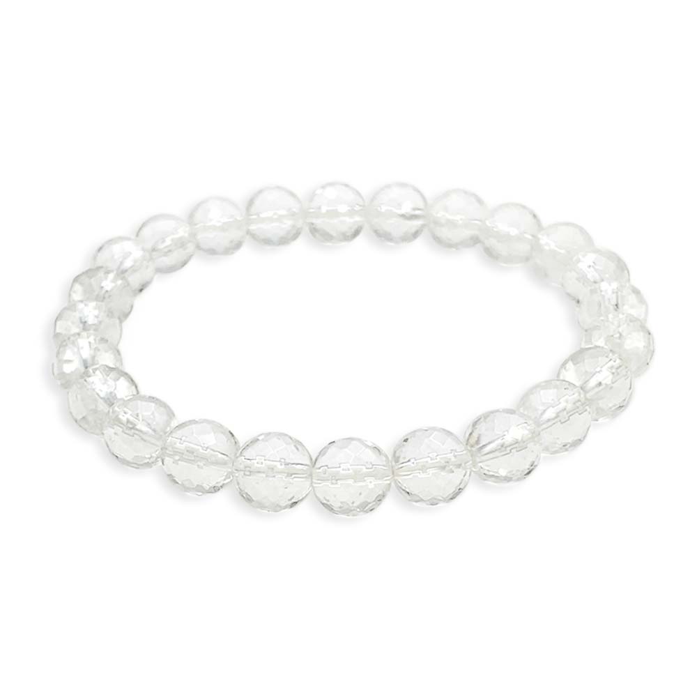 Bracelet Cristal de Roche Facetté