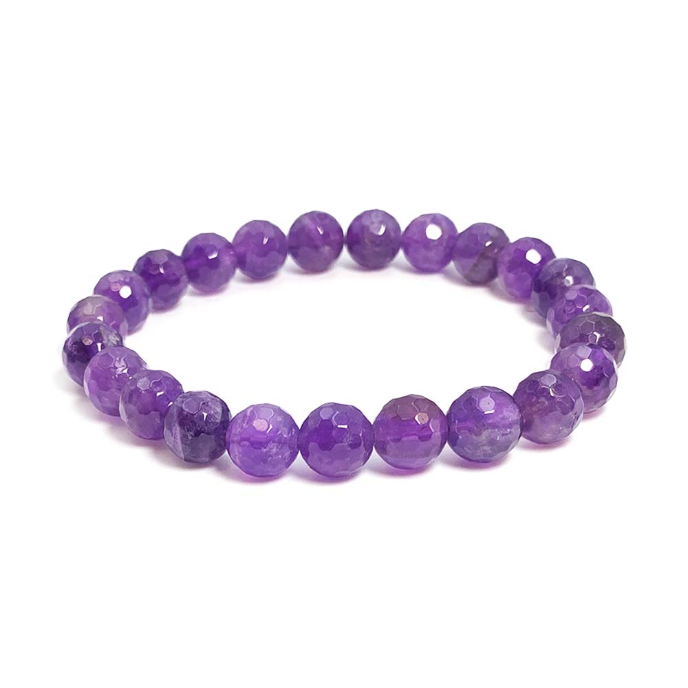 Bracelet Améthyste Facettée