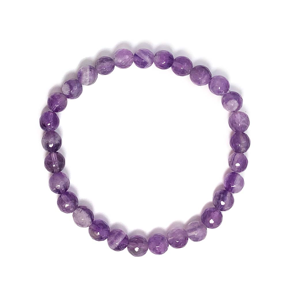 Bracelet Améthyste Facettée