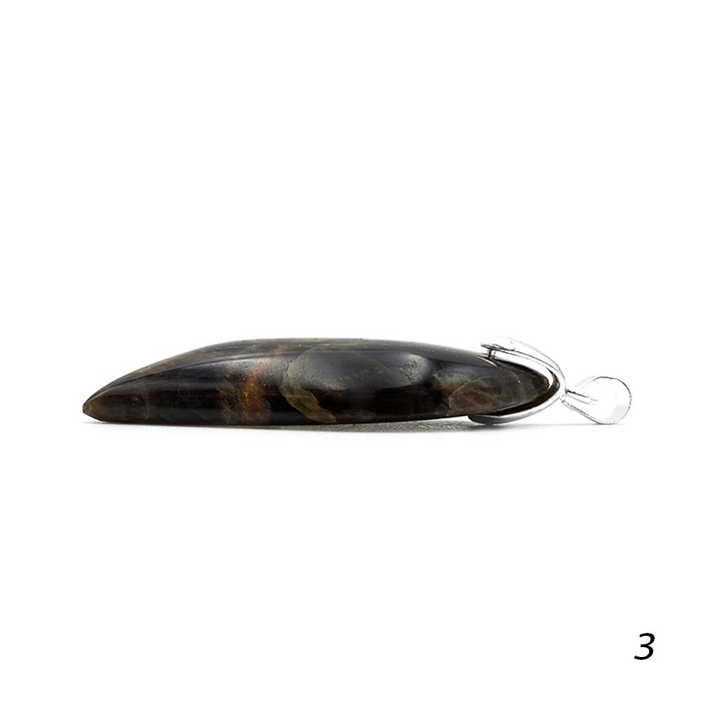 Pendentif Pierre de Lune Noire