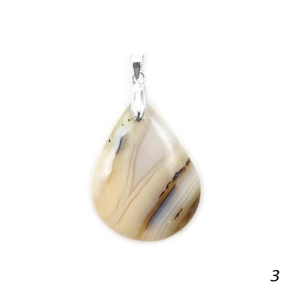 Pendentif Agate du Botswana