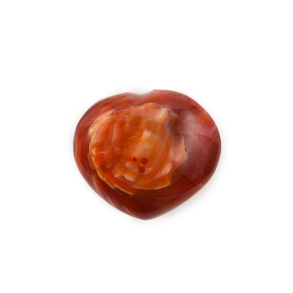Coeur en Cornaline