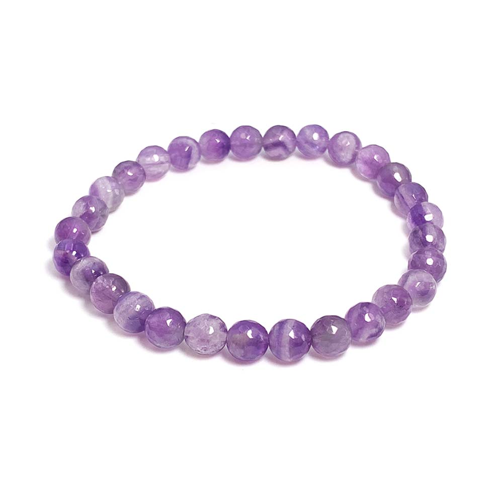 Bracelet Améthyste Facettée