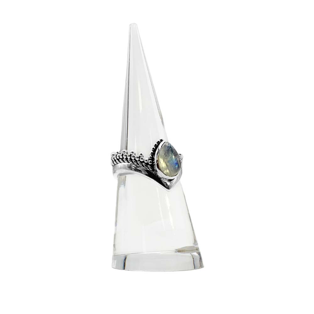 Bague Diadème Argent et Pierre Naturelle