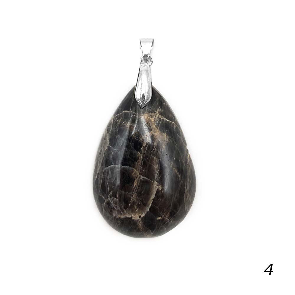 Pendentif Pierre de Lune Noire