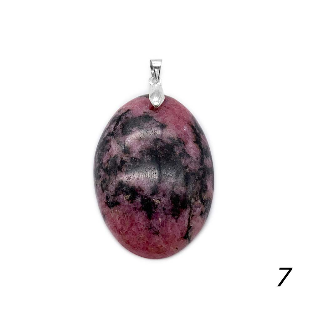 Pendentif Rhodonite