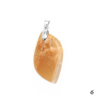 Pendentif Pierre de Lune Orange