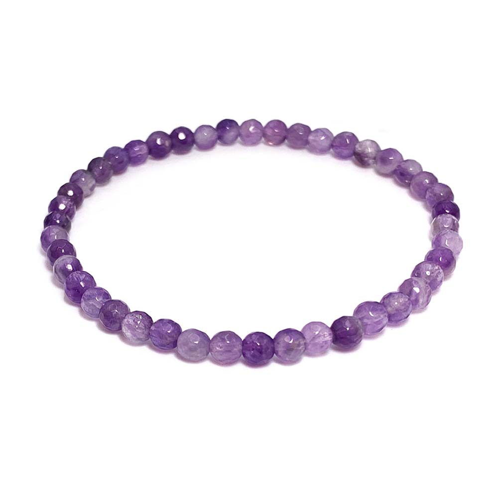 Bracelet Améthyste Facettée