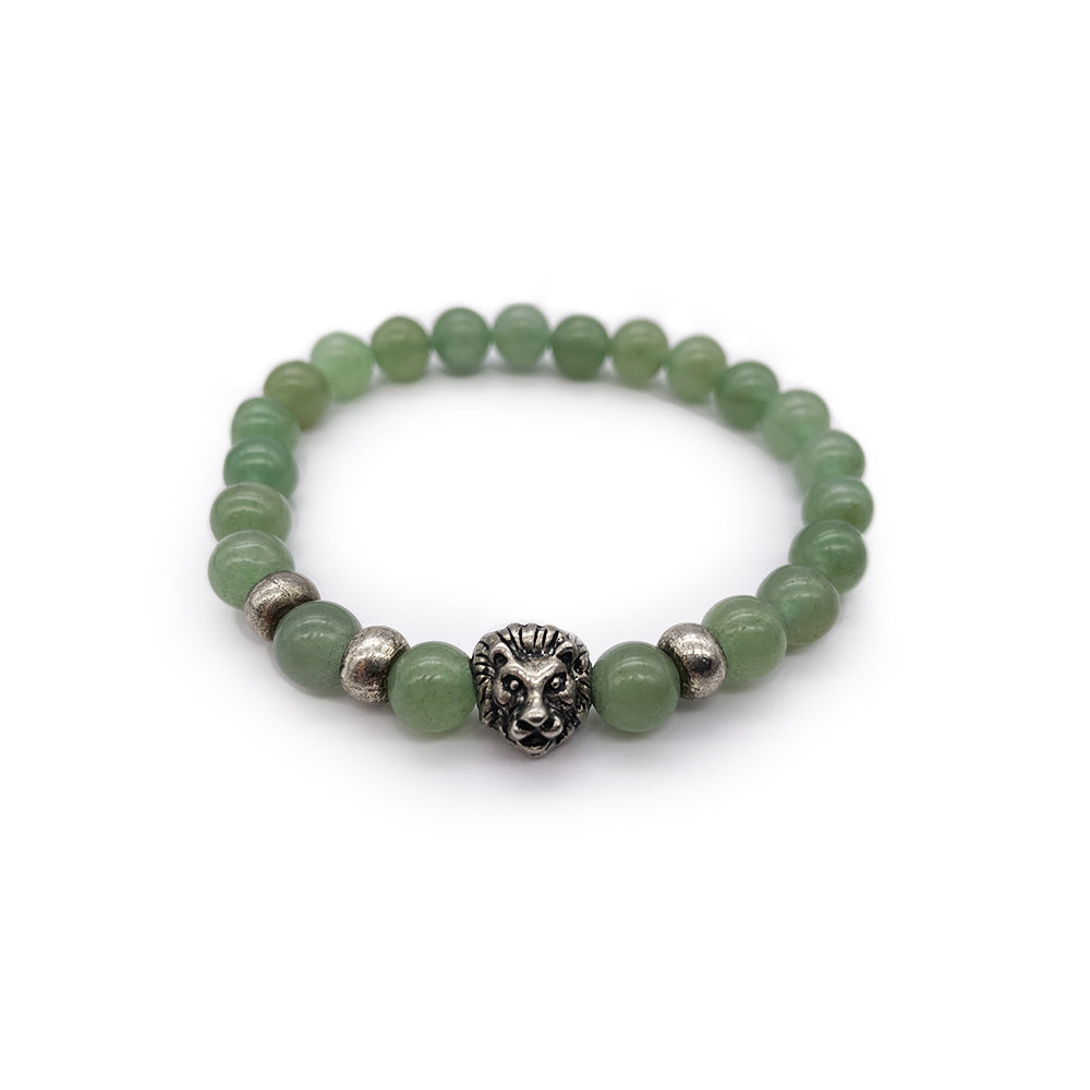 Bracelet Aventurine Verte - Lion