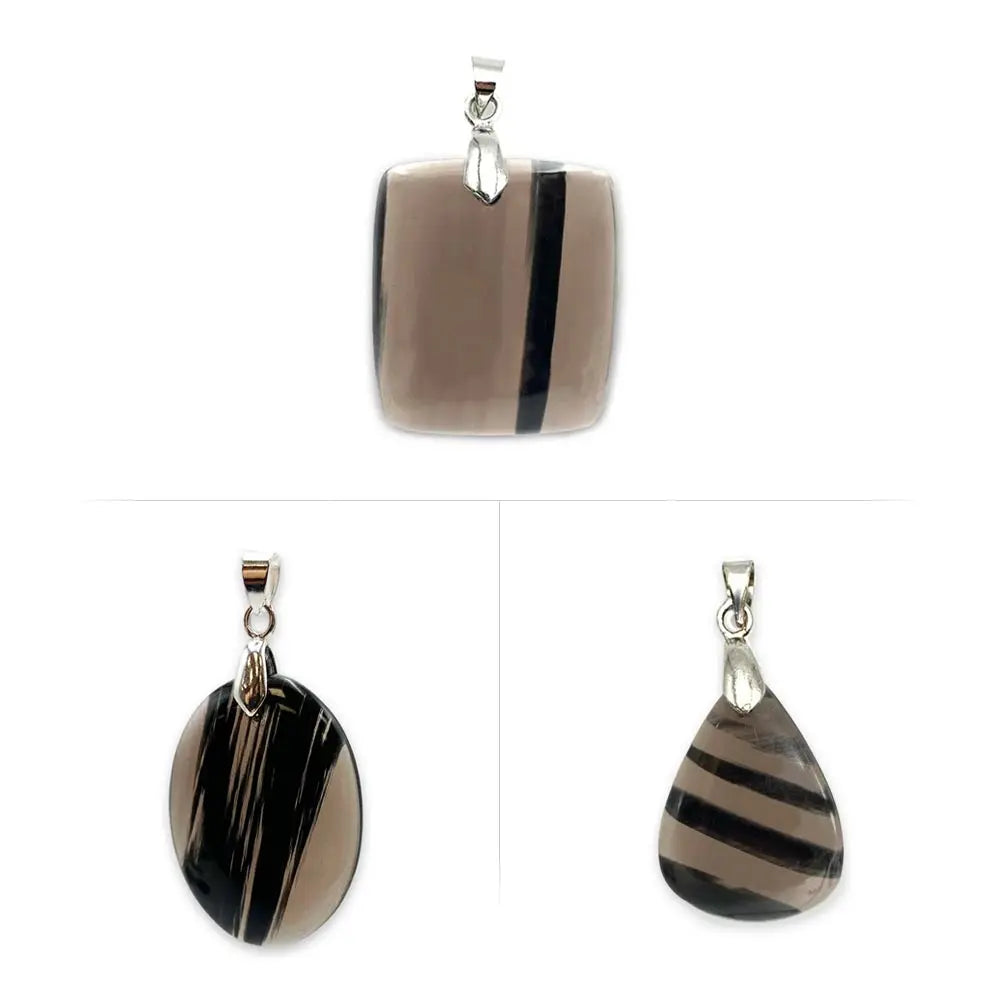 Pendentif Obsidienne Larme d'Apache