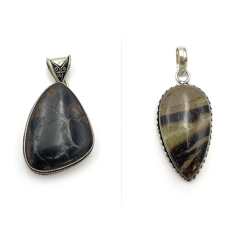 Pendentif Septaria Intemporel – Force et Résilience