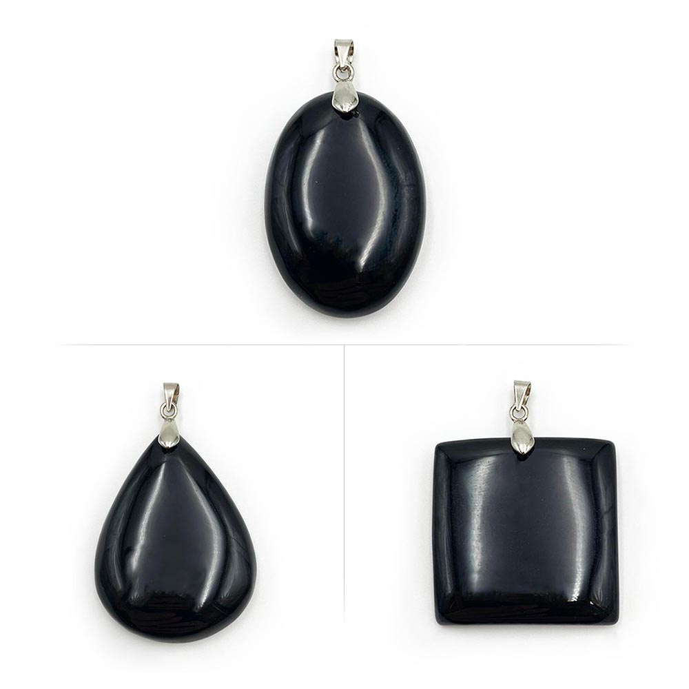 Pendentif Obsidienne Noire