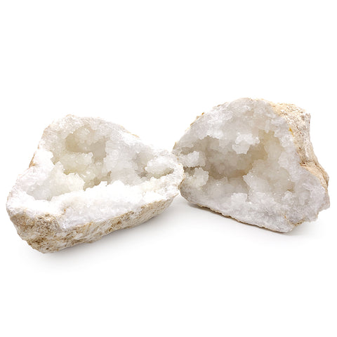 Géode de Quartz Blanc - 13 à 15 cm
