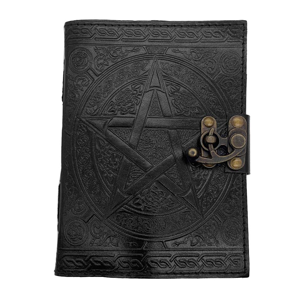 Grimoire en Cuir - Pentacle