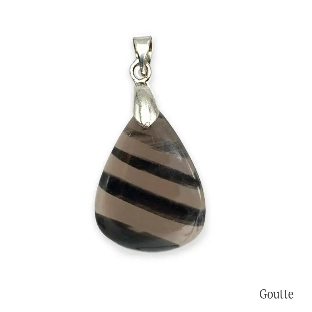 Pendentif Obsidienne Larme d'Apache